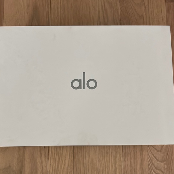 Alo Gray and White Sneakers - Picture 3 of 4